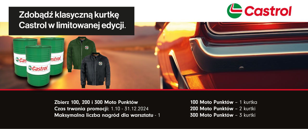 Zgarnij kultową kurtkę Castrol!