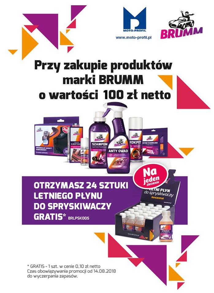 Promocja produktów Brumm